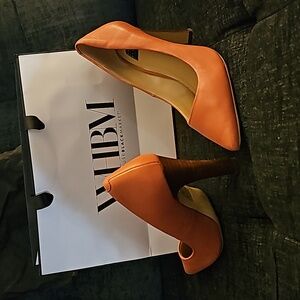 WhBm dusty rose/sienna heel